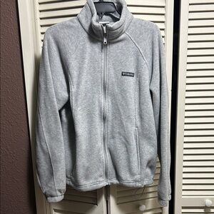Columbia Light Gray Fleece Jacket